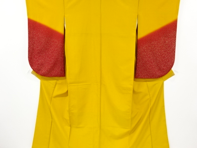 JAPANESE KIMONO / VINTAGE LONG SLEEVES KIMONO / SCATTERED NORI PATTERN